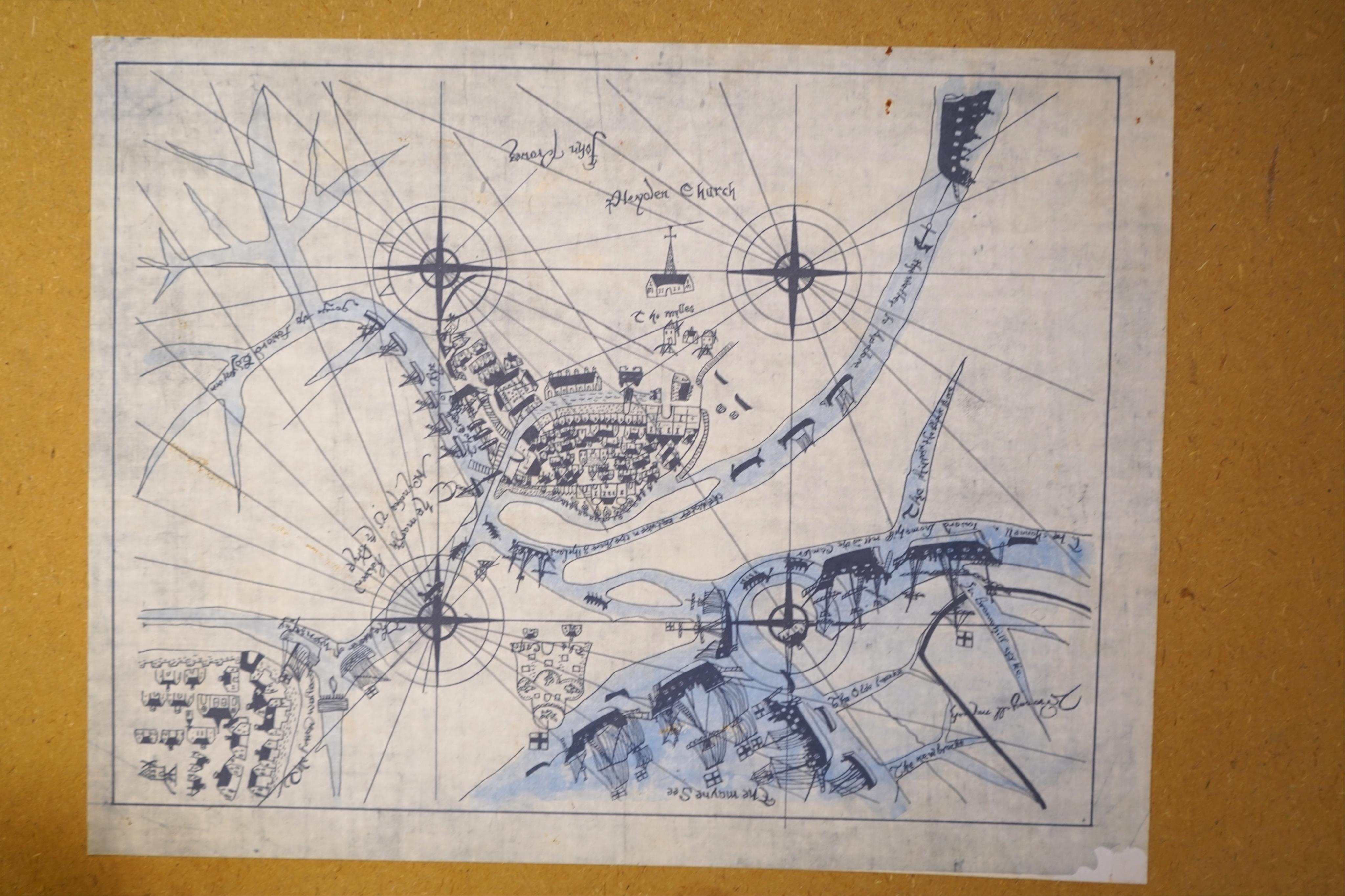 A collection of maps, mostly Kent and Rye harbour to include: Emmanuel Bowen, an accurate map of the County of Kent divided into its lathes, printed for Laurie and Whittle, London, one by Leslie C Benenson and one by Ric